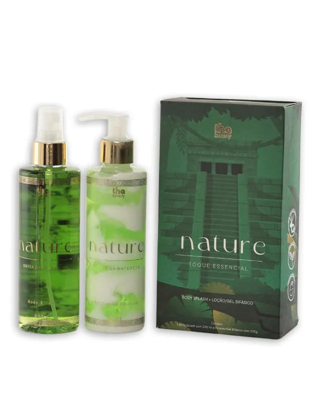 Kit Nature: Body Splash + Loção Hidratante
